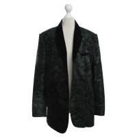 Jean Paul Gaultier giacca Iridescent in verde / nero
