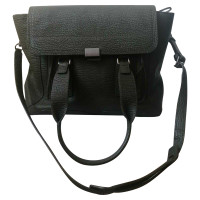 Phillip Lim Pashli Medium Leer in Groen