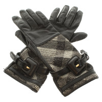 Burberry Prorsum Handschoenen in zwart / wit