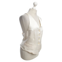 Ann Demeulemeester Vest in Cream