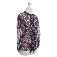 Diane Von Furstenberg Grafische print zijden blouse