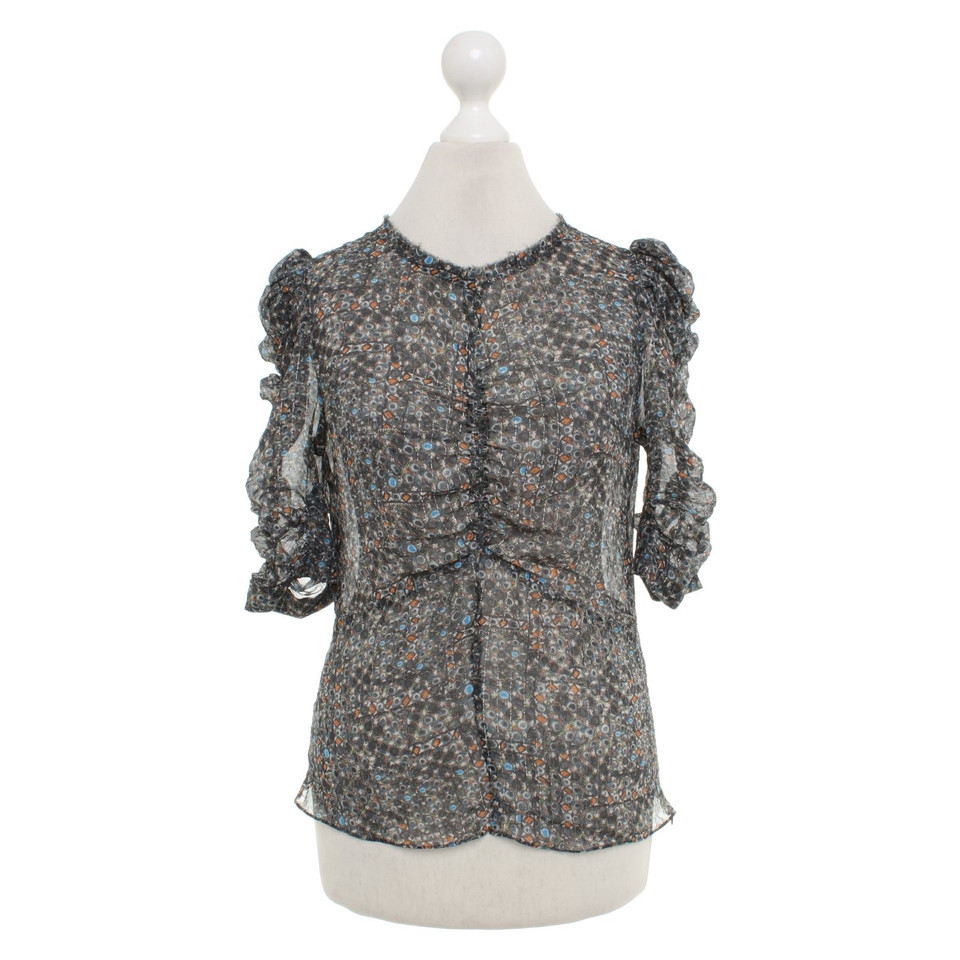 Isabel Marant For H&M Silk blouse with pattern