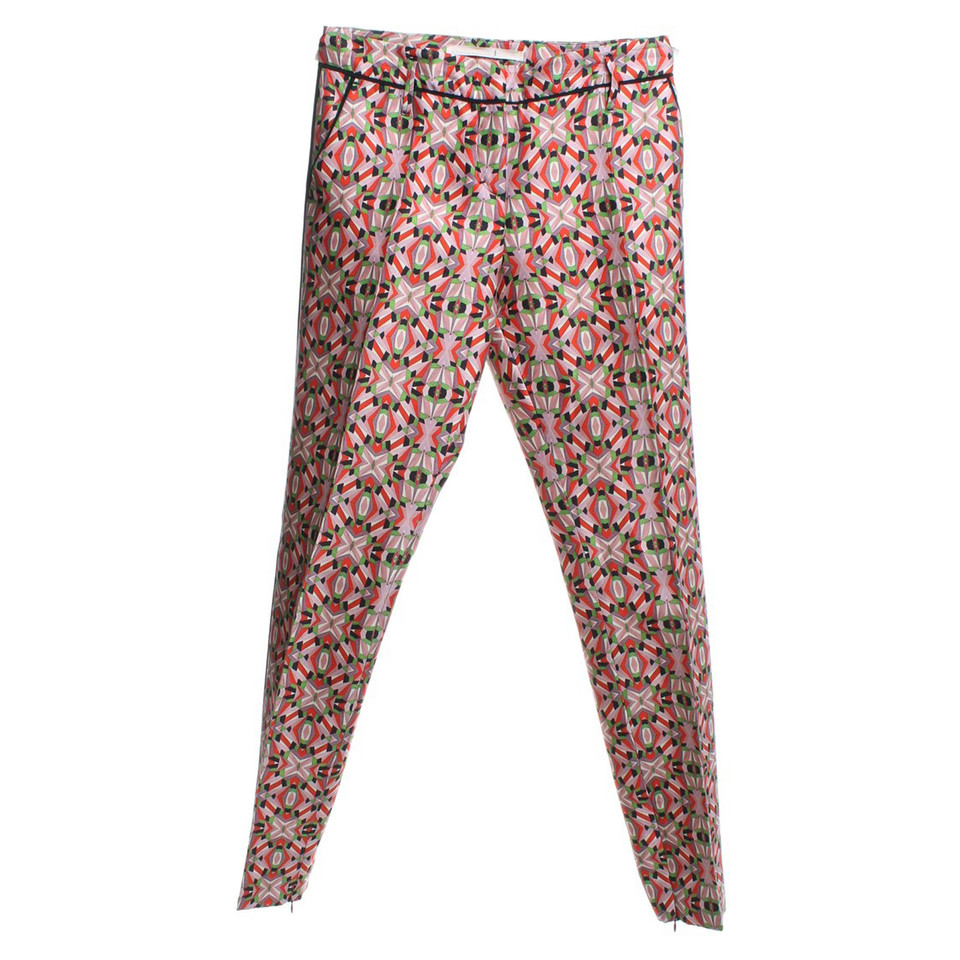 Schumacher trousers with graphical pattern