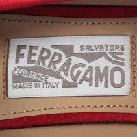 Salvatore Ferragamo Suede wedge shoe