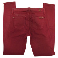 7 For All Mankind Jeans in rosso 