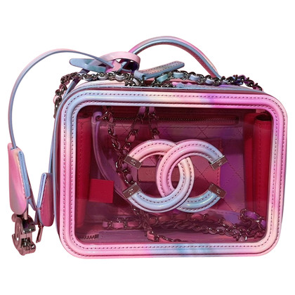Chanel Vanity Case Leather in Pink