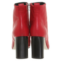 Rag & Bone Ankle boots Leather in Red