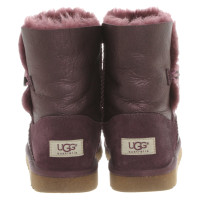 Ugg Australia Stiefel aus Leder in Violett