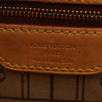 Louis Vuitton Neverfull GM40 in Tela in Marrone