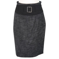 Karen Millen Black skirt with check pattern