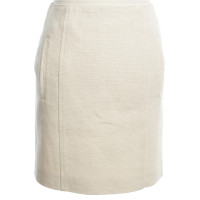 Carven Cotton skirt in cream