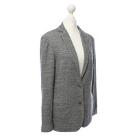 Aspesi Knitted Blazer in grey
