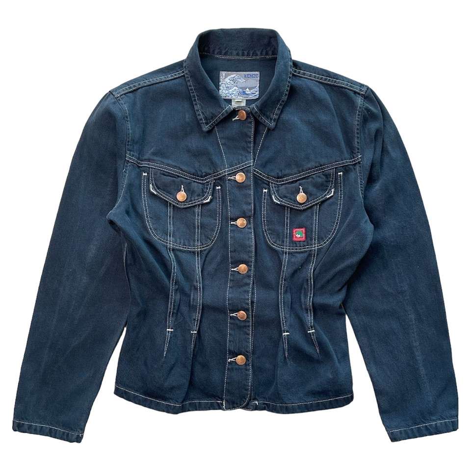 Kenzo Jacket/Coat Jeans fabric in Blue