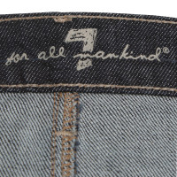 7 For All Mankind "Roxanne" rok in donkerblauw