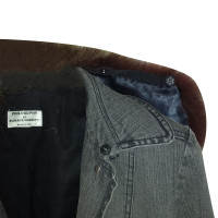 Philosophy Di Alberta Ferretti giacca di jeans con collo in pelliccia