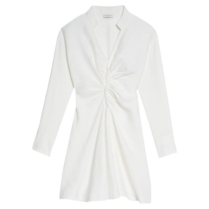 Sandro Kleid aus Viskose in Weiß