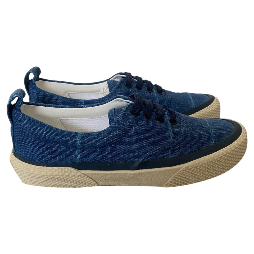 Céline Trainers Canvas in Blue