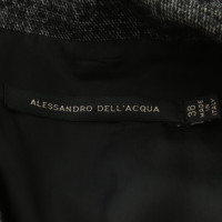 Alessandro Dell'acqua Dress with salt pepper pattern