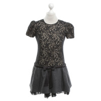 Red Valentino Lace dress in black / grey