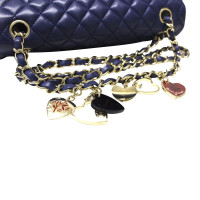 Chanel Classic Flap Bag Small en Cuir en Bleu