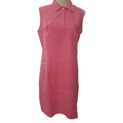 Burberry Kleid aus Leinen in Rosa / Pink