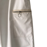 Mm6 By Maison Margiela pantalon en cuir imitation en blanc