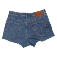 Levi's Short Katoen in Blauw