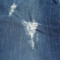Mother Jeans aus Baumwolle in Blau