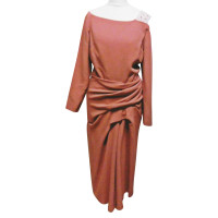 Burberry Kleid aus Viskose in Rot