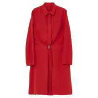 Hermès Kleid aus Seide in Rot