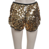 Anna Sui Lovertjes shorts in goud