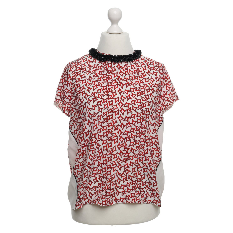 Schumacher Silk blouse with pattern