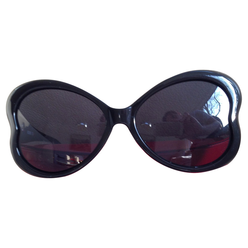 Moschino Hart-vormige zonnebril