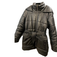 Nanushka  Jacket/Coat Leather in Black