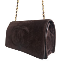 Chanel Wallet on Chain Suede in Brown