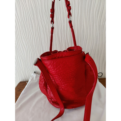 Alexander Wang Handtasche aus Leder in Rot
