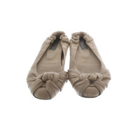 Burberry Slippers/Ballerinas Leather in Brown