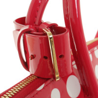 Louis Vuitton "Lockit MM Infinity Dots Red&White"