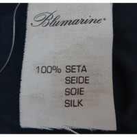 Blumarine Jacke/Mantel aus Seide in Schwarz