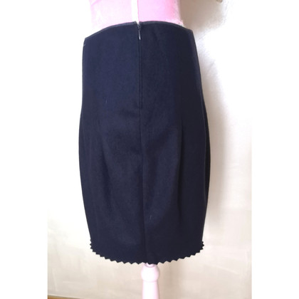 Liviana Conti Skirt Wool in Blue