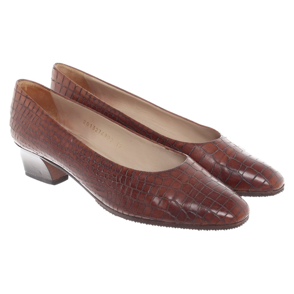 Baldinini Pumps/Peeptoes en Cuir en Marron