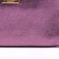 Burberry Prorsum Clutch aus Leder in Violett