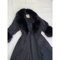 Hermès Jacket/Coat Silk in Black