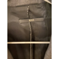 Hugo Boss Blazer aus Baumwolle in Grau