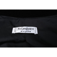 Yves Saint Laurent Blazer aus Baumwolle in Schwarz