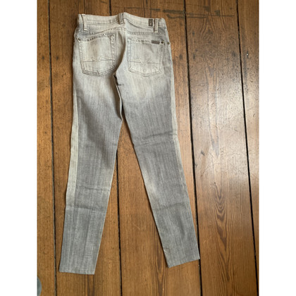7 For All Mankind Trousers Jeans fabric in Grey