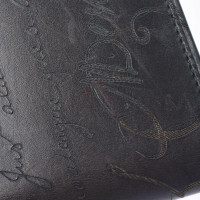 Berluti Täschchen/Portemonnaie aus Leder in Schwarz