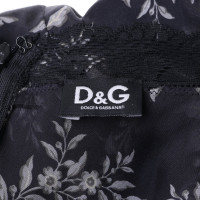 D&G Kleid mit floralem Print