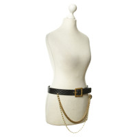 Chanel Leather belt with application 