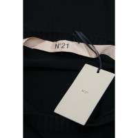 No. 21 Kleid aus Baumwolle in Schwarz